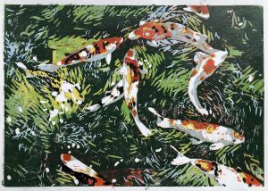 Koi pond, Sensō-ji Temple by Jim Collett