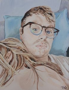 Self Portrait with a Tired Toddler by Tom Donaldson