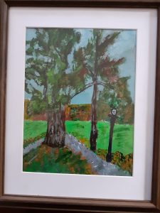 Trees on Clapham Common by Gordon Stewart