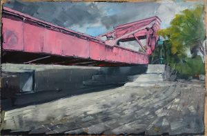 Redriff Road Lifting Bridge by William Fricker