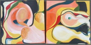 Sundown Diptych by Angele Lautier