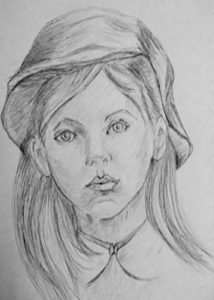 Girl in Hat by Valli Lawrence