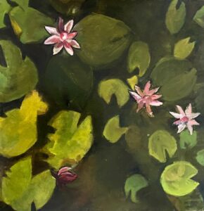 Peckham Rye Waterlilies by Loretta Hopewell