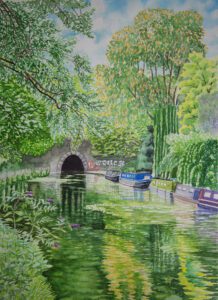 Regents Canal Islington Tunnel by Philip Bartle