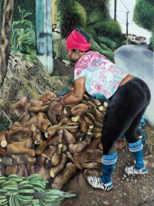 The Yam Harvest by Therresha Rowe