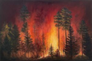 Wildfires (V) by Diana Sandetskaya