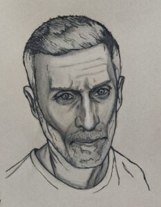 Self Portrait November 2025 by Gavin Nicholls