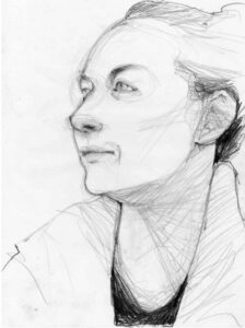 Portrait of Moa by Carolina Thorbert