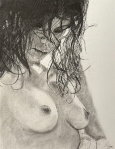 A Woman Bathing by Colin Andress