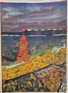 After Sunset. Playa Blanca on Lanzarote by Gordon Stewart