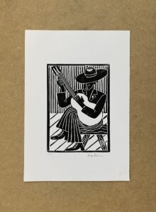 The Guitar Player by Maciej Rackiewicz