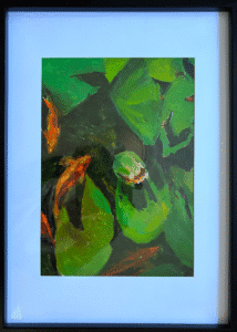 Peckham Lilly and goldfish by Loretta Hopewell