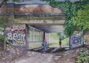 Parkland walk by Philip Bartle