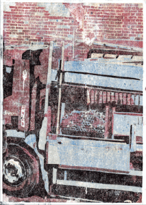 Scaffolding Van by Charlotte Parr-Burman